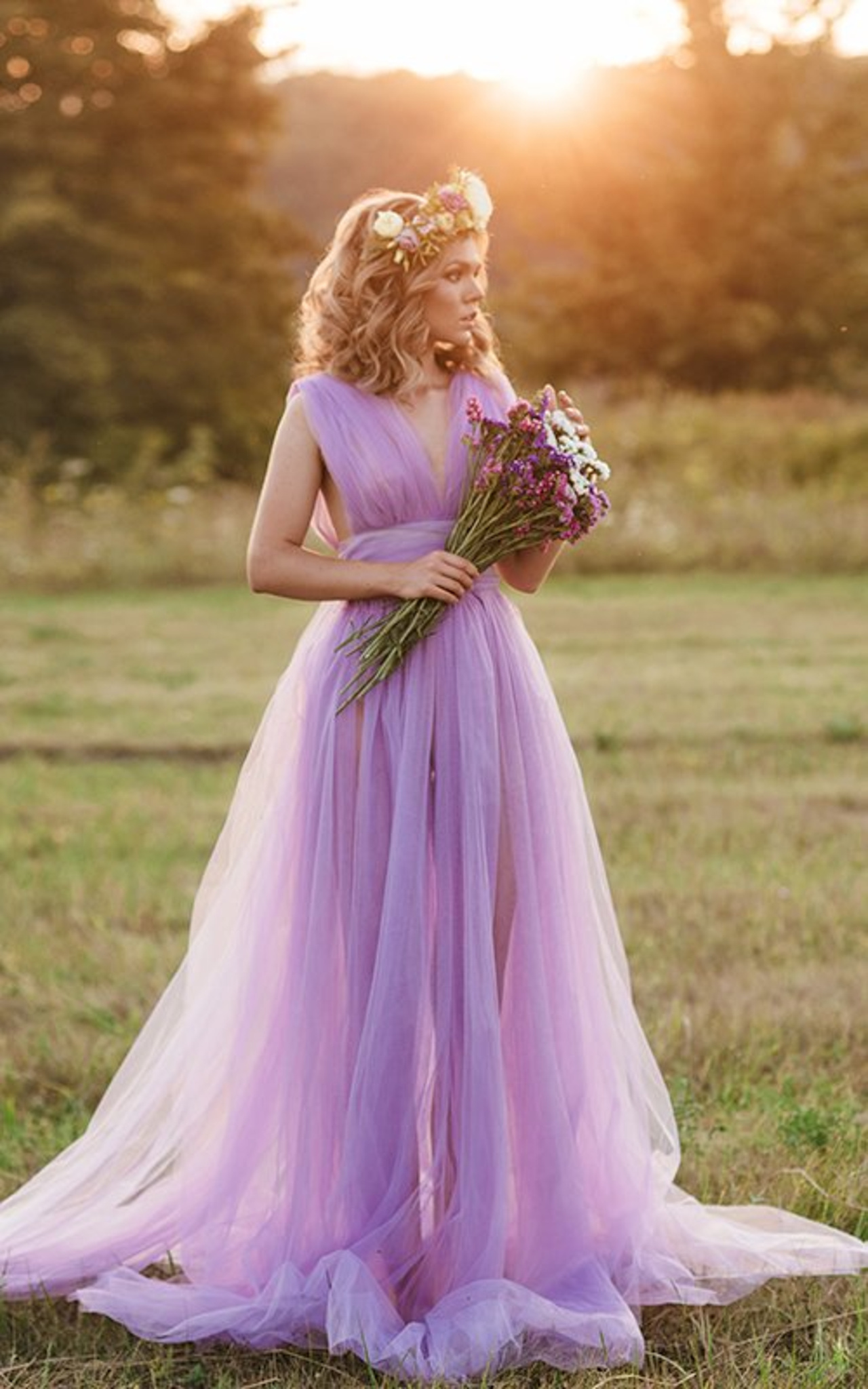 A Splash Of Color wedding dress 1