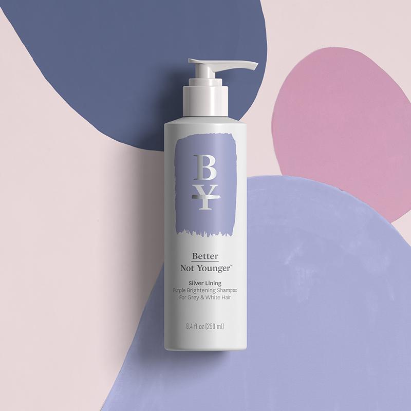 Purple Brightening Shampoo For Grey & White Hair