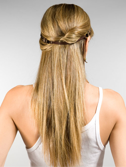 Braided Headband back