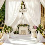 Decorating an Outdoor Wedding Reception