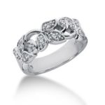 Diamond Leaf Pattern Ring