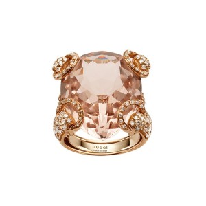 Dior Diamond Morganite Cocktail Ring