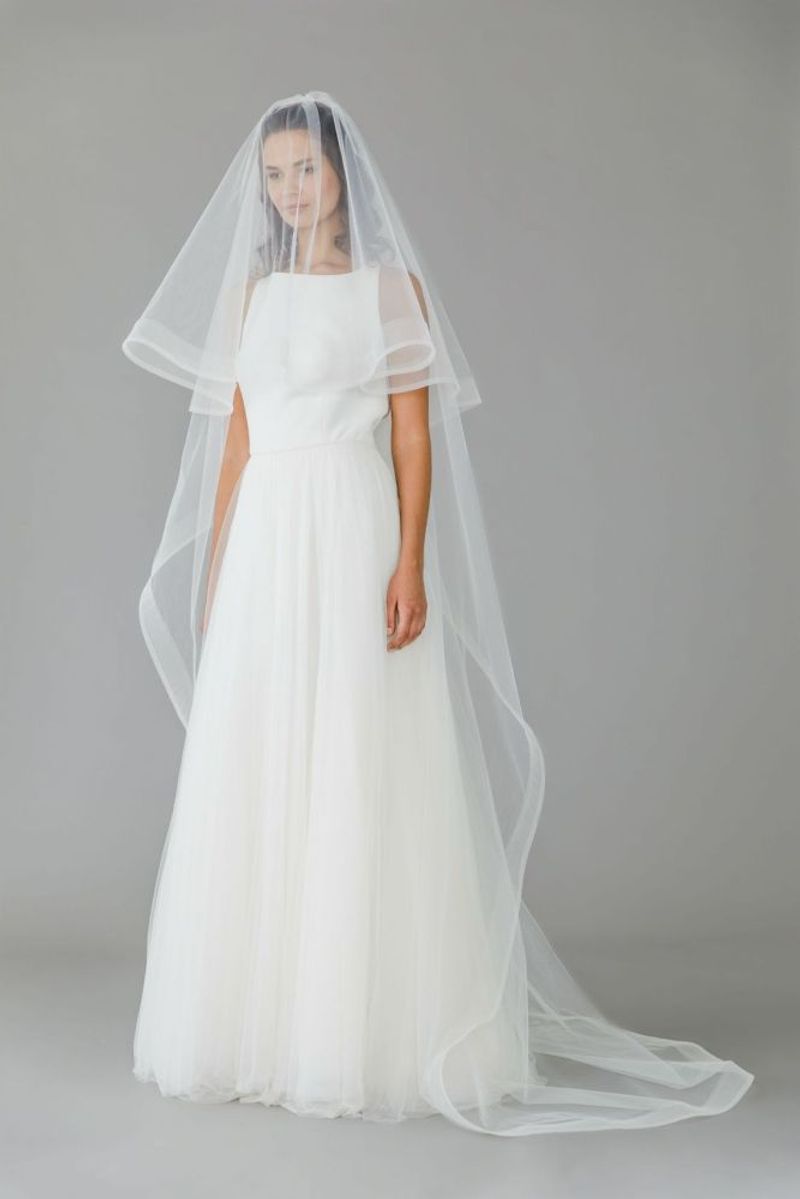 Floor Length Wedding Veil