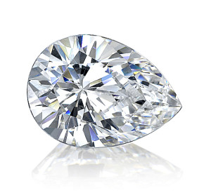 Pear diamond