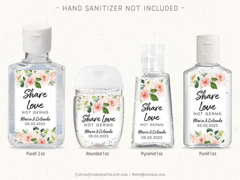 Personalized Pocket Sized Hand Sanitizers