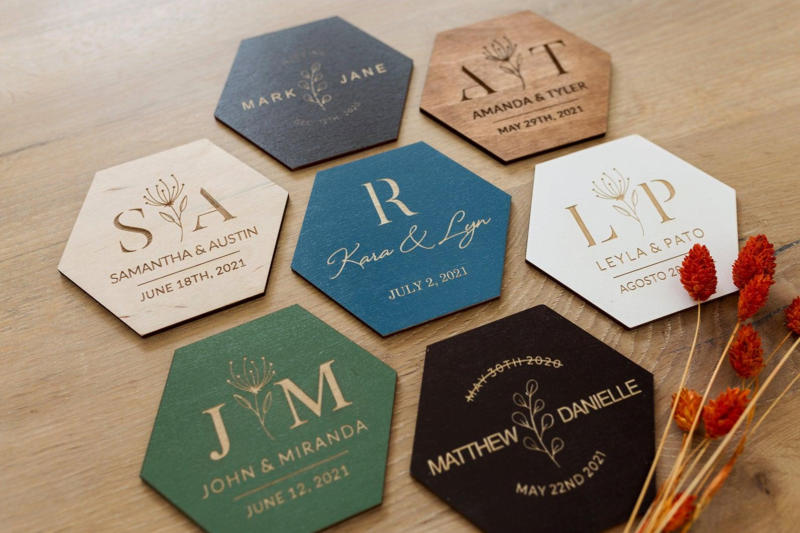 Personalized Wooden Coaster