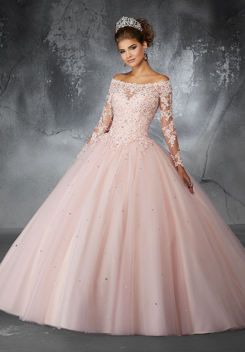 Quinceanera Cap Sleeve Dress