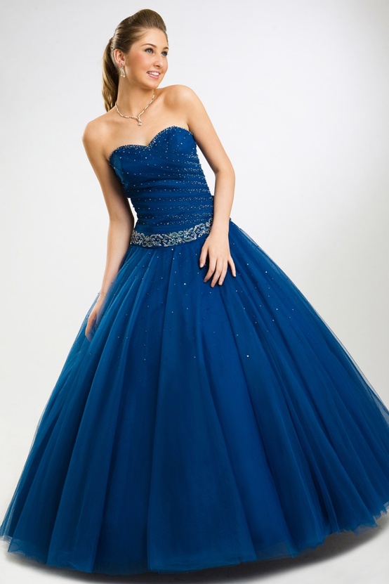 Quinceanera Gown Royal Blue