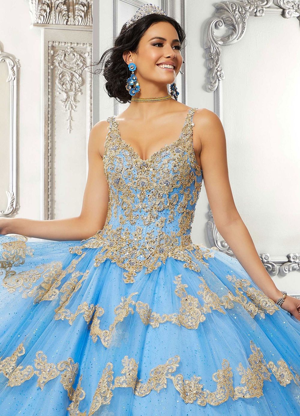 Quinceanera Traditional Corset Style Dress