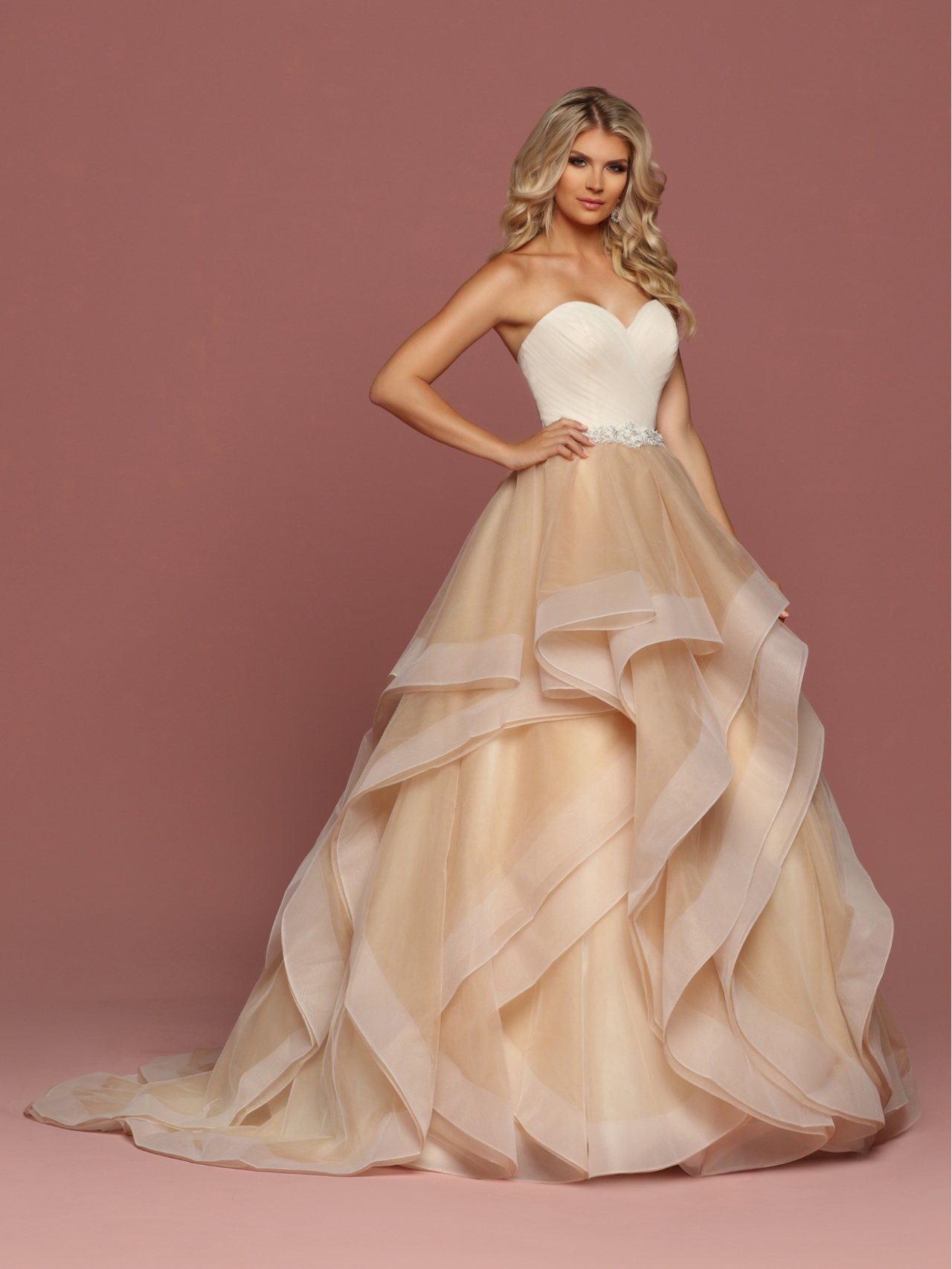 Ruffle Style Wedding Dresses 3