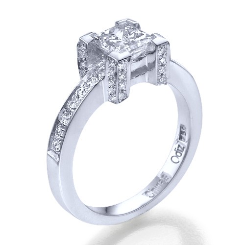 Snow Queen Diamond Engagement Ring