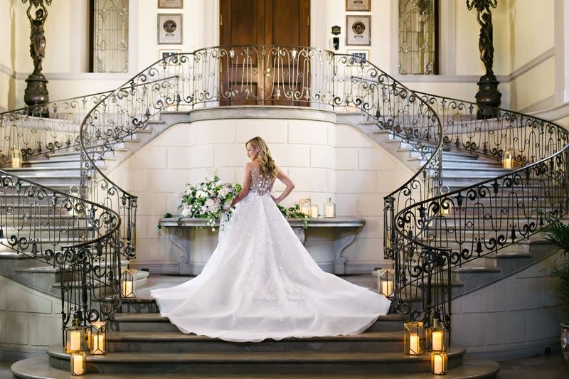 Stairwell Wedding Photoshoot