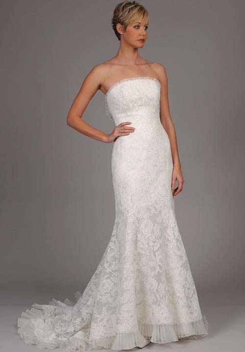 tall women wedding dress