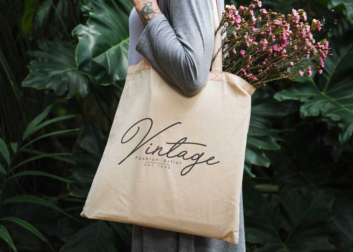 tote bag vintage