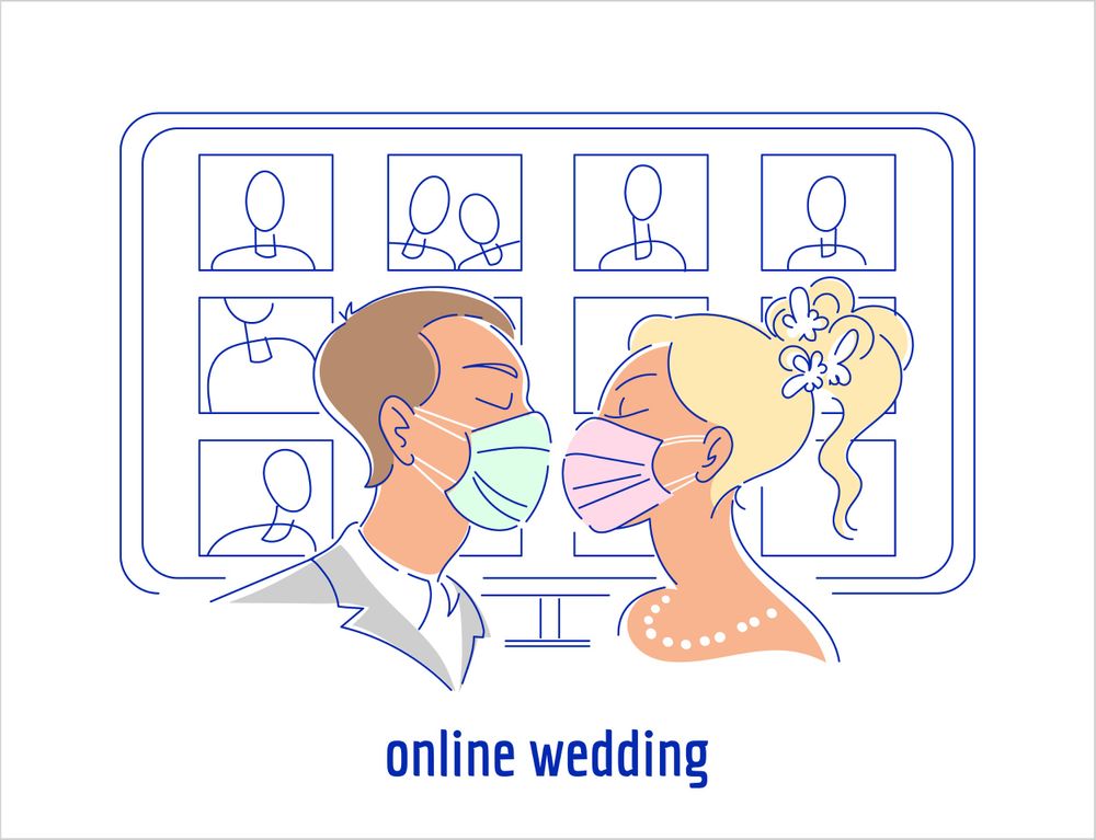 Virtual Weddings Are Less Stressful