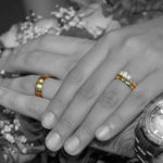 Wedding ceremony ring exchange