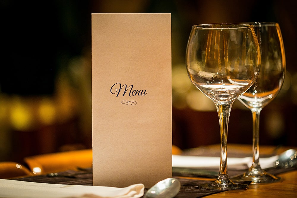 Wedding Menus