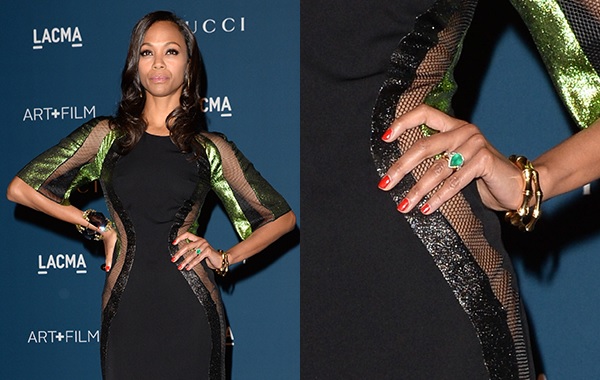 Zoe Saldana Ring