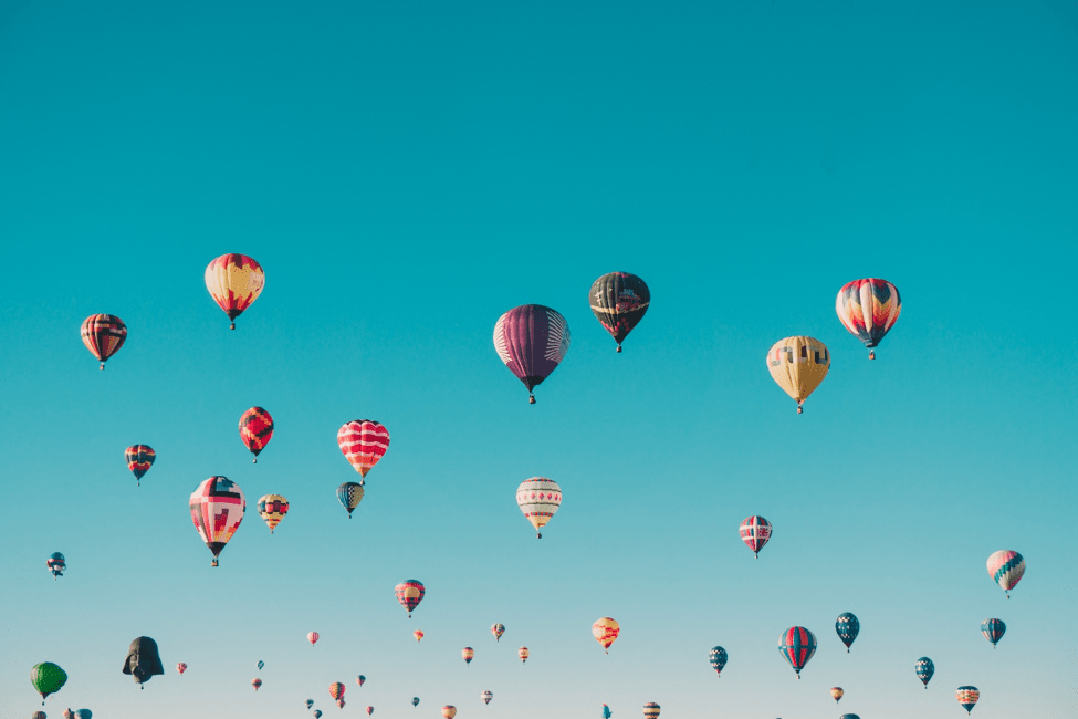 Literally go on Cloud 9 on a hot air balloon