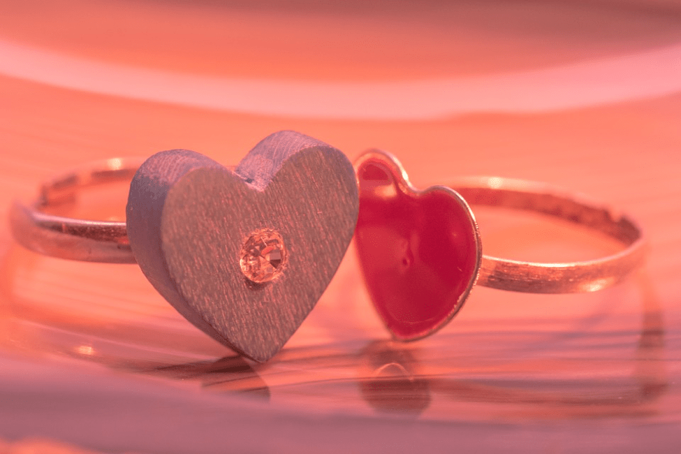 Coloured Stone Wedding Rings