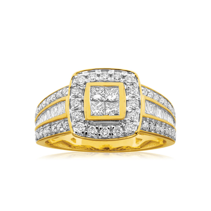 East-west Diamond Ring