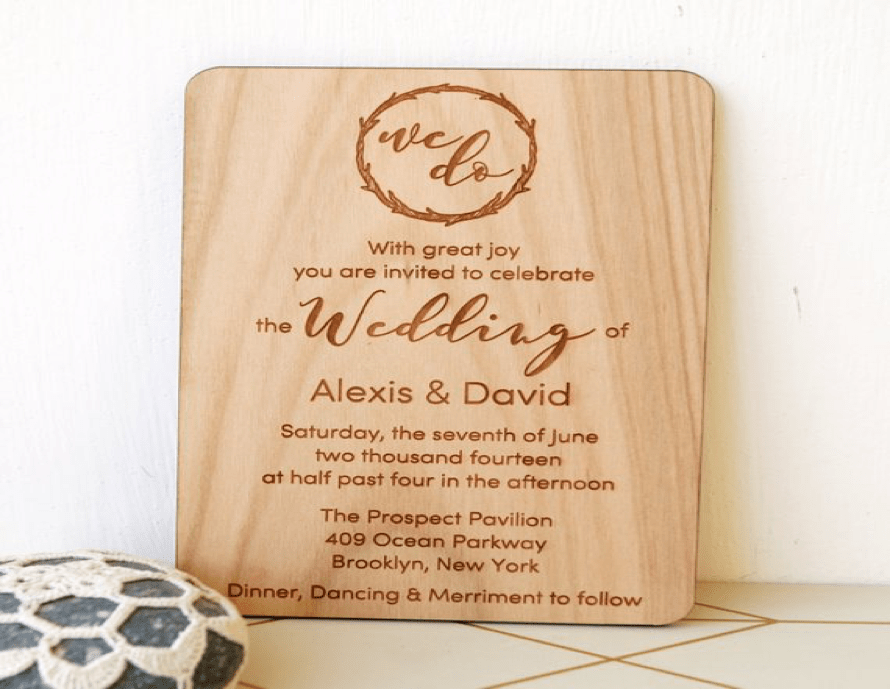 Engraved Invites