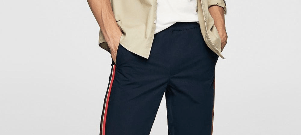 Side-Stripe Trousers