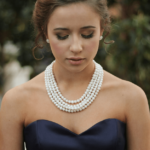 Wearing Pearls Necklace